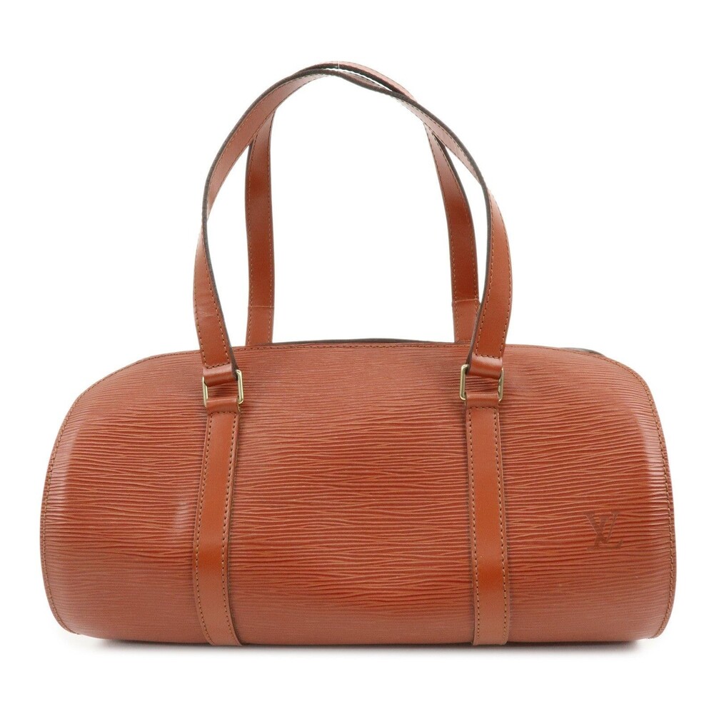 Louis Vuitton Epi Soufflot Handbag Brown